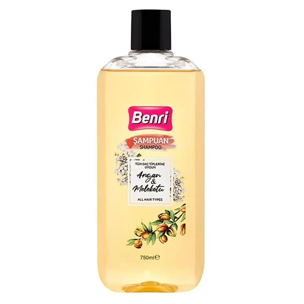 Benri Argan ve Melek Otu Şampuan 750 ml ürün görseli 1