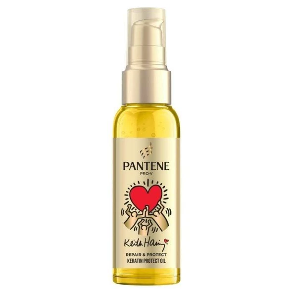 Pantene Keith Haring Keratin Yoğun Bakım Saç Yağı 100 ml ürün görseli 1
