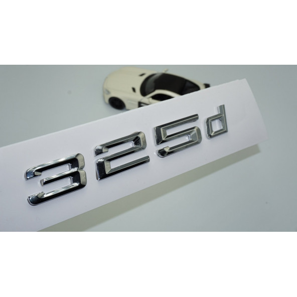 Dk Tuning 325d Bagaj Krom Metal 3m 3d Yazı Logo Bmw İle Uyumlu ürün görseli 1