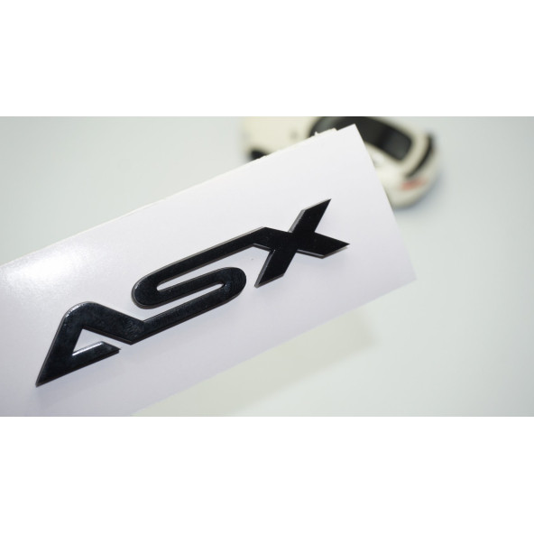 DK Tuning ASX Bagaj Siyah ABS 3M 3D Yazı Logo Mitsubishi İle Uyumlu ürün görseli 1