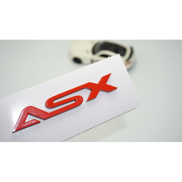 DK Tuning ASX Bagaj Kırmızı ABS 3M Yazı Logo Mitsubishi İle Uyumlu ürün görseli 1