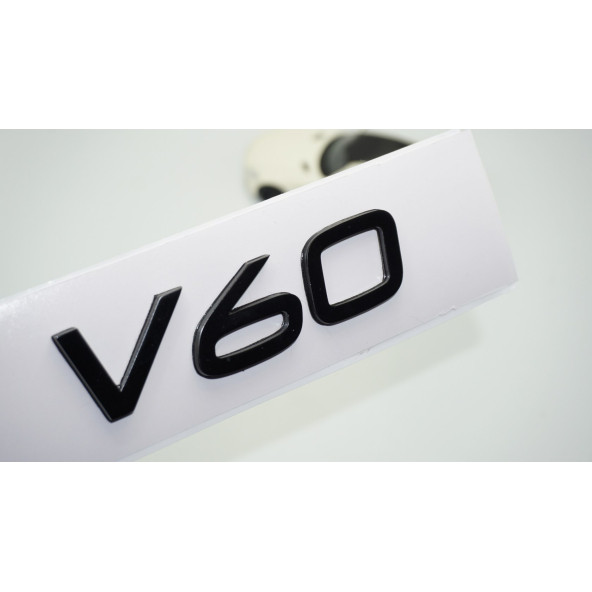 DK Tuning V60 Siyah ABS 3M 3D Bagaj Yazı Logo Volvo İle Uyumlu ürün görseli 1