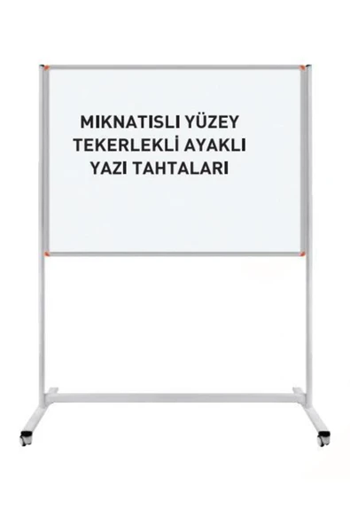 Panda Yazı Tahtası Mıknatıslı Yüzey Tekerlekli Ayaklı Sabit Tek Taraflı 90x120 Pan 565 ürün görseli 1