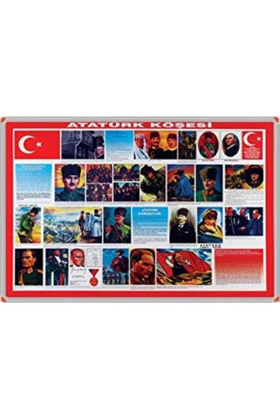 Panda Pan501 70 X 100 Metal Çerçeveli Atatürk Köşesi ürün görseli 1