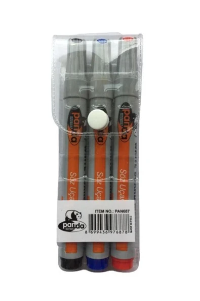 Panda Tahta Kalemi 3 Lü Set Pan687 ürün görseli 1