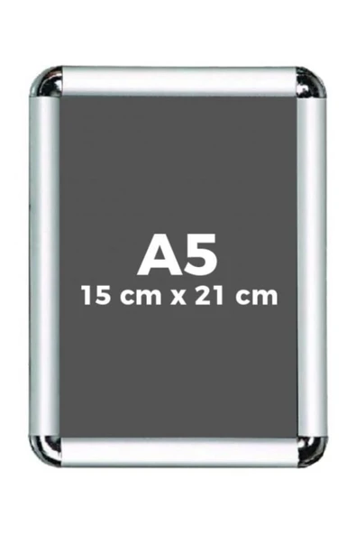 Livart A5 Alüminyum Rondo Çerçeve 15x21cm - Köşe Açılır Kapanır 25mm ürün görseli 1