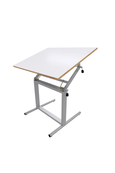 Panda 70x100 Cm Ahşap Tablalı Teknik Proje Çizim Masası Profesyonel Çizim Masası Ayak+tabla ürün görseli 1
