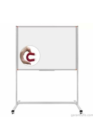 Panda Pan 565 Tekerlekli Ayaklı Italyan Mıknatıslı Yüzey Yazı Tahtası (90X120 CM) ürün görseli 1