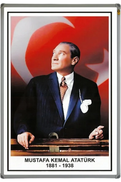 Panda Pan411 35 X 50 Metal Çerçeveli Atatürk Portresi ürün görseli 1