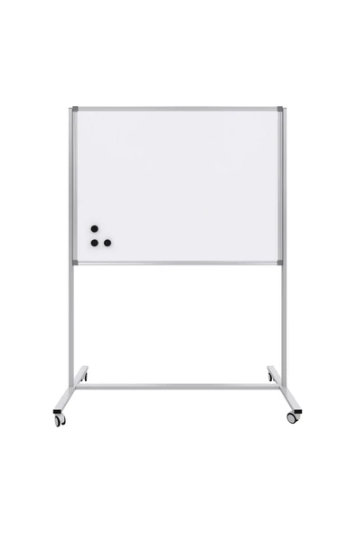 Panda 120X140 CM MIKNATISLI YÜZEY MANYETİK -TEKERLEKLİ AYAKLI YAZI TAHTASI SABİT-PAN566 ürün görseli 1