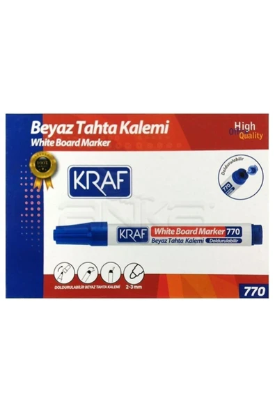 KRAF Beyaz Tahta Kalemi 770 12'li Kutu ürün görseli 1