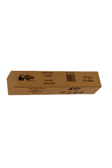 Panda 25 Sayfa Flipchart Flıp Card Kağıdı Postüp Içinde 64x90cm - Resim 2