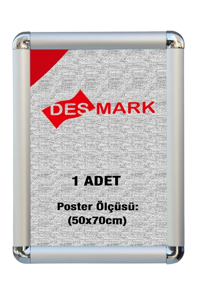 OfisDS 25 mm B2 50x70  Rondo Köşe Alüminyum Aç Kapa Çerçeve  Poster X Afiş Çerçevesi ürün görseli 1
