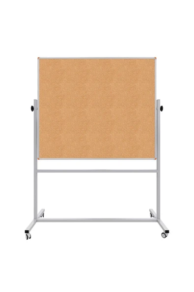 Panda 120x140 Cm Mantar Pano Çift Taraflı Mobil Çift Taraflı 360 Dönerli Tekerlekli ürün görseli 1