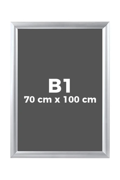 OfisDS B1 70x100cm Gönye Köşe 1 Adet Alüminyum Çerçeve Aç Kapa Açılır Kapanır ürün görseli 1
