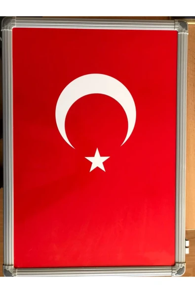Panda 30X45 CM TÜRK BAYRAĞI PORTRE TABLO PANO (Alüminyum Çerçeve)-PAN429 ürün görseli 1