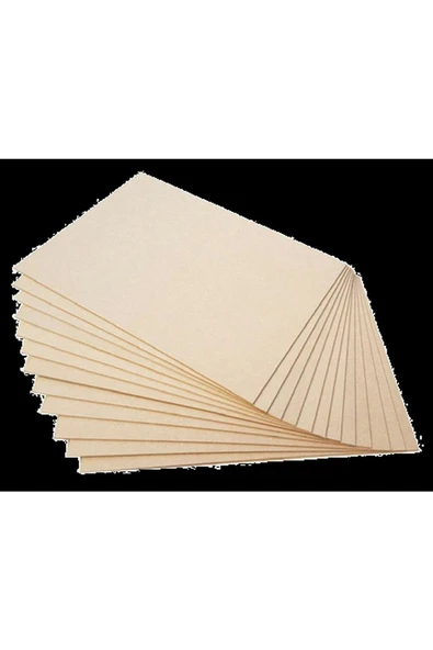 Panda 12 Adet 35x50 Cm 4 Mm Kalınlık Ham Mdf Levha ürün görseli 1