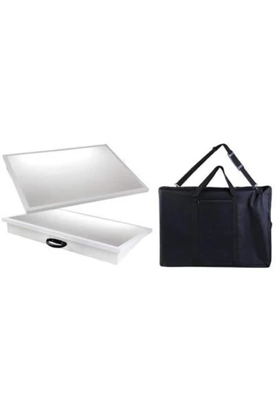 ANT YAZI Panda Pan 910 Led Işıklı Çantasız Ahşap Masa Üstü Çizim Masası 50x70cm ürün görseli 1