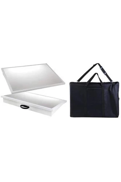 ANT YAZI Panda Pan 909 Led Işıklı Çantasız Ahşap Masa Üstü Çizim Masası 35x50cm ürün görseli 1