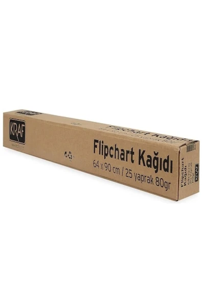 KRAF Flıpchart Kağıdı Rulo 64x90cm 25yp 703g (1,15 KG) ürün görseli 1