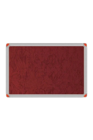 Panda Pano Kumaş Kaplı Alüminyum Çerçeve Pano 60x90 Cm Bordo ürün görseli 1