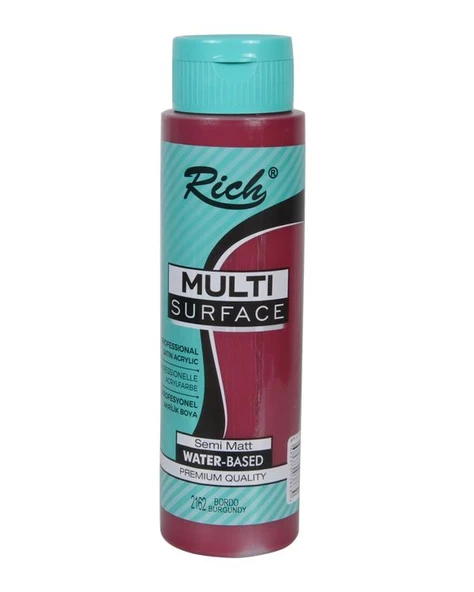 Rich Multi Surface Akrilik Boya Bordo 500cc ürün görseli 1