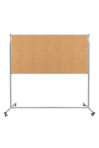 Panda 120x180cm Mantar Pano Tekerlekli Ayaklı Sabit Tek Taraflı ürün görseli 1