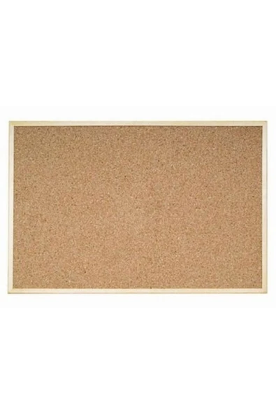 Class 90x120cm Ahşap Çerçeve Mantar Pano ürün görseli 1