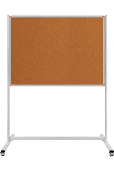 Panda 120x200cm Mobil Tek Taraflı Mantar Pano ürün görseli 1