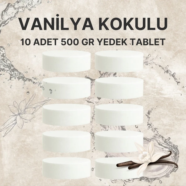 5 Adet 2x500Gr - VANİLYA - Nem Alıcı Rutubet Giderici Yedek Tablet ürün görseli 1