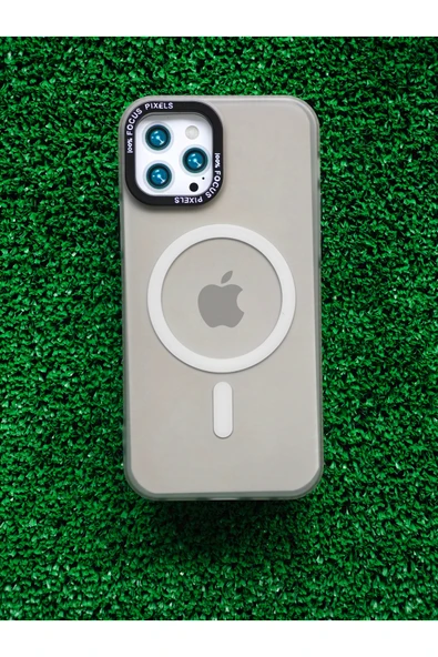 Tntech iphone12 ve 12 pro Kılıf Magsafe uyumlu Kamera çıkıntılı Darbe Emici Mat Lüx Kapak TB-10 ürün görseli 1