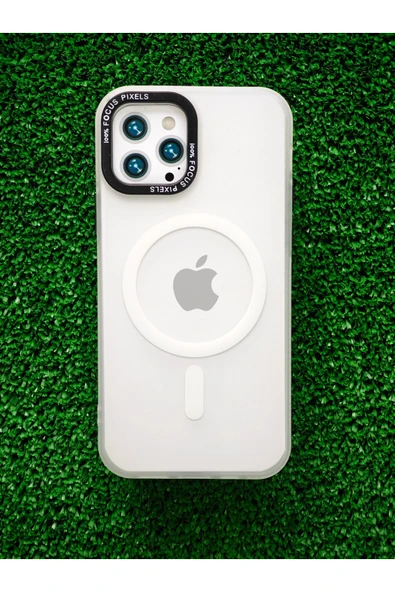 Tntech iphone12 ve 12 pro Kılıf Magsafe uyumlu Kamera çıkıntılı Darbe Emici Mat Lüx Kapak TB-10 ürün görseli 1