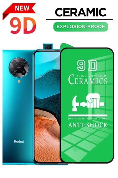 Tntech XİAOMİ REDMİ K30 PRO UYUMLU TAM KAPATAN ESNEK SERAMİK EKRAN KORUYUCU KIRILMAZ CAM ürün görseli 1