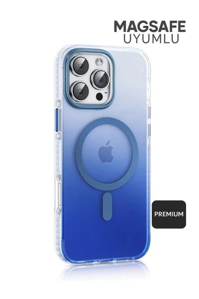 Tech&bello accessories iphone 14 Kılıf Magsafe uyumlu Renk geçişli Darbe emici Degrade Kapak ürün görseli 1