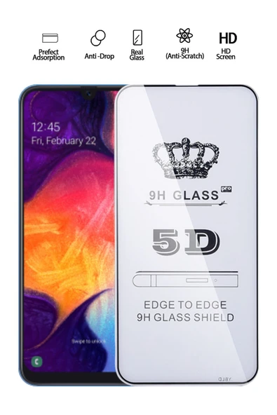 Tntech SAMSUNG A50 UYUMLU TAM KAPATAN EKRAN KORUYUCU TAMPERLİ KIRILMAZ CAM ürün görseli 1