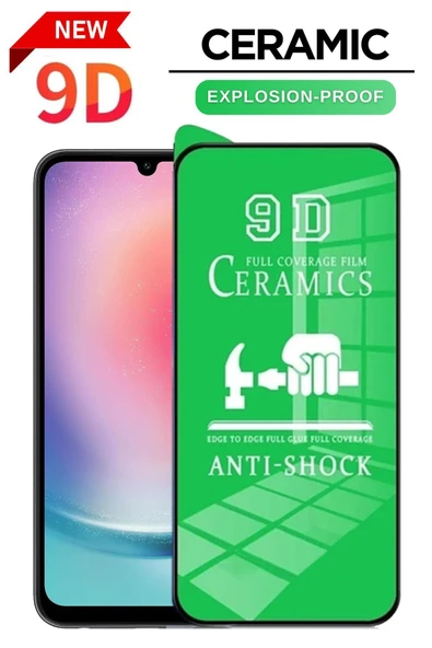 Tntech SAMSUNG A24 UYUMLU TAM KAPATAN ESNEK SERAMİK EKRAN KORUYUCU KIRILMAZ CAM ürün görseli 1