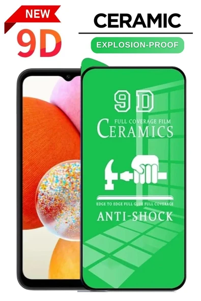 Tntech SAMSUNG A14 UYUMLU TAM KAPATAN ESNEK SERAMİK EKRAN KORUYUCU KIRILMAZ CAM ürün görseli 1