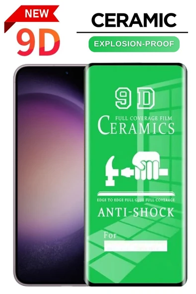 Tntech SAMSUNG S23 PLUS UYUMLU TAM KAPATAN KAVİSLİ ESNEK SERAMİK EKRAN KORUYUCU ürün görseli 1