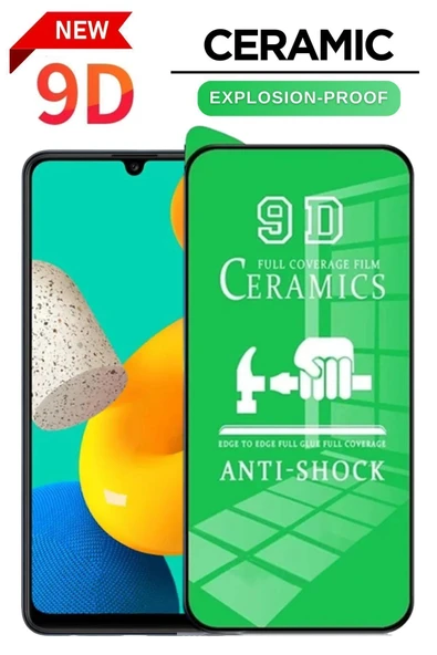 Tntech Samsung M32 Uyumlu Esnek Seramik Ekran Koruyucu - Kırılmaz Tam Kapsama ürün görseli 1