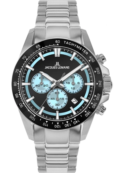 Jacques Lemans Liverpool JL.1-2207B Quartz Çelik Gri 20 ATM 43 mm Erkek Kol Saati ürün görseli 1