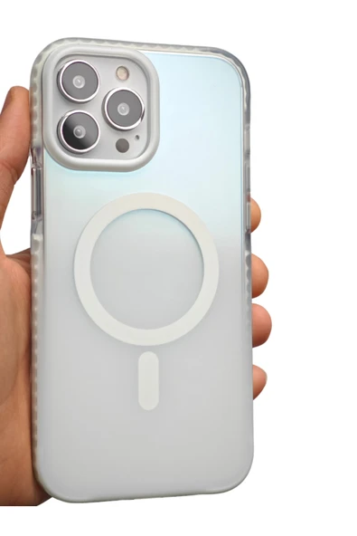 Tech&bello accessories iphone 14 Pro Kılıf Magsafe uyumlu Renk geçişli Darbe emici Degrade Kapak ürün görseli 1