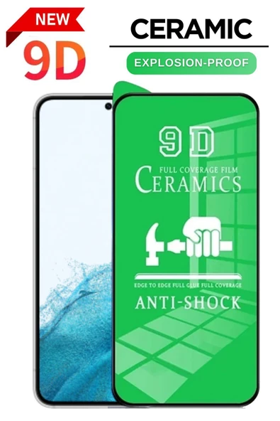 Tntech SAMSUNG S22 UYUMLU TAM KAPATAN ESNEK SERAMİK EKRAN KORUYUCU KIRILMAZ CAM ürün görseli 1
