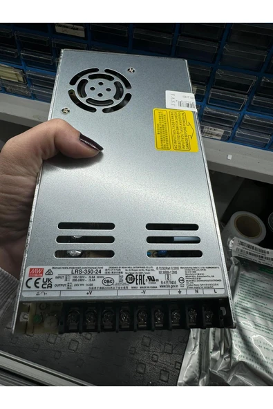 Meanwell LRS 350-24 24V 14,6A ürün görseli 1