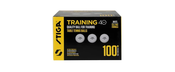 Stiga Tranıng Ball Abs Masa Tenisi Pinpon Topu Beyaz 100lü 1110-2710-10 ürün görseli 1