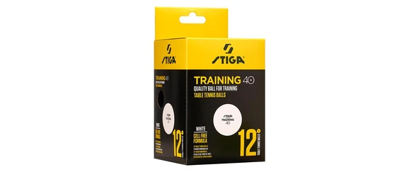 Stiga Table Tenis Ball Traınıng Pinpon Topu Beyaz 12li 1110-2610-12 ürün görseli 1