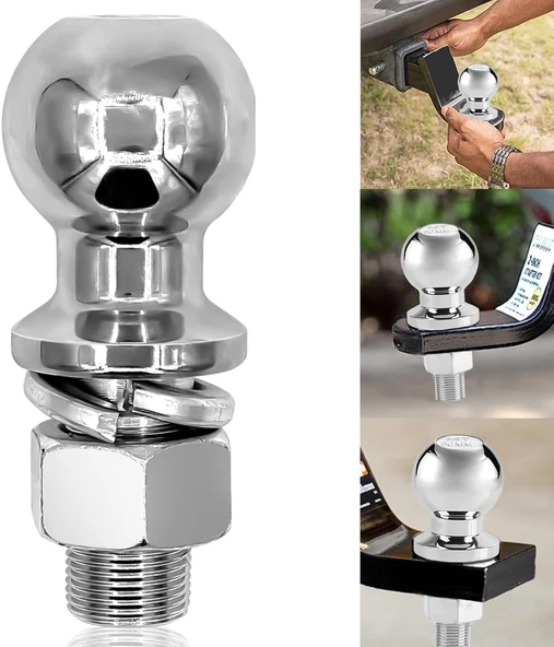 3500 KG ALTTAN CİVATALI RÖMORK ÇEKİ TOPUZU 50mm ürün görseli 1