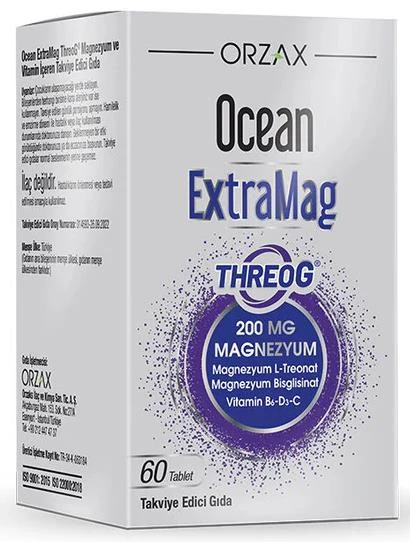 Orzax Ocean ExtraMag Threog 60 Tablet ürün görseli 1