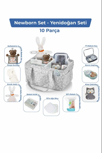 Babyjem Yenidoğan Bebek Hediye Seti 10 Parça ürün görseli 1