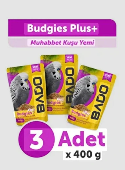 Bado Premium Vitaminli 400 gr Muhabbet Kuşu Yemi ürün görseli 1