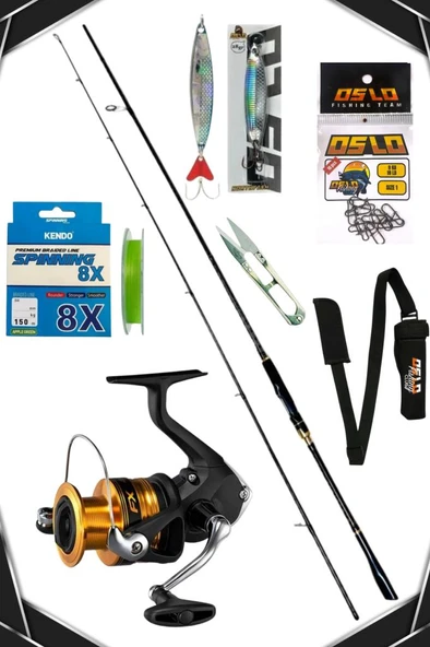 Oslo Zen Pro 244cm 6-32gr Shimano FX C3000 Spin Olta Seti ürün görseli 1